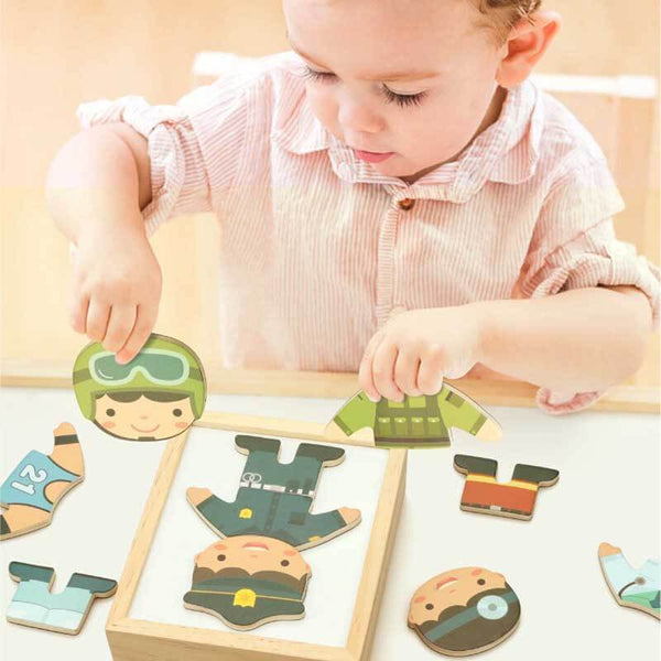 Wooden Career Changing Jigsaw