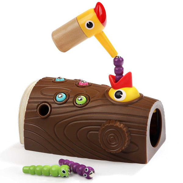 Montessori Hungry Woodpecker Toy