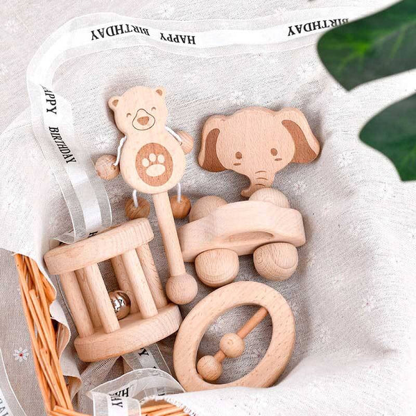 Montessori Newborn Hand Bell Set