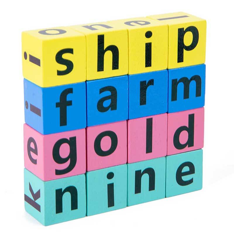 Wooden Blocks Spelling Game