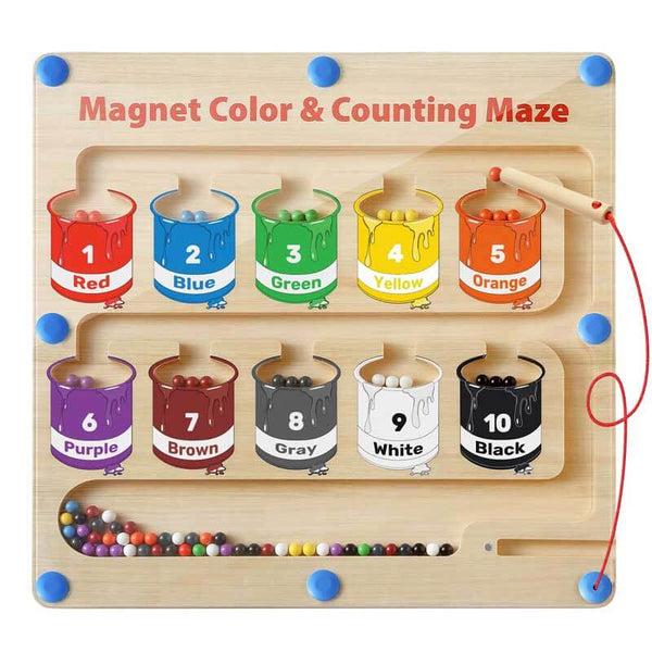 Montessori Magnetic Color & Number Journey