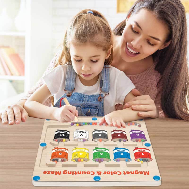 Montessori Magnetic Color & Number Journey