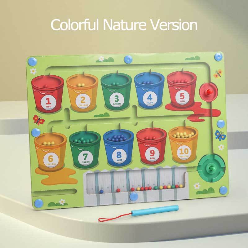 Montessori Magnetic Color & Number Journey