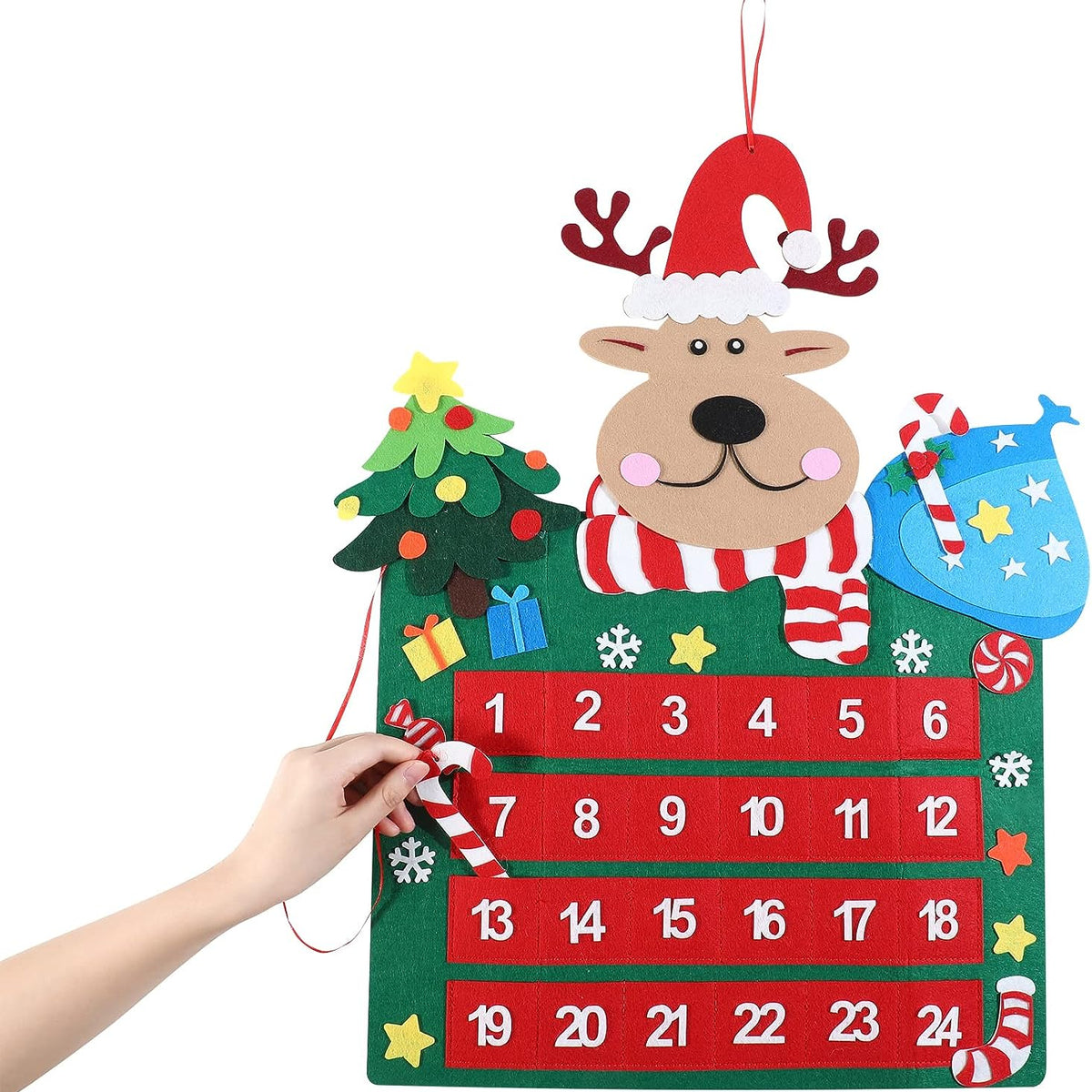 Reindeer Felt Advent Calendar
