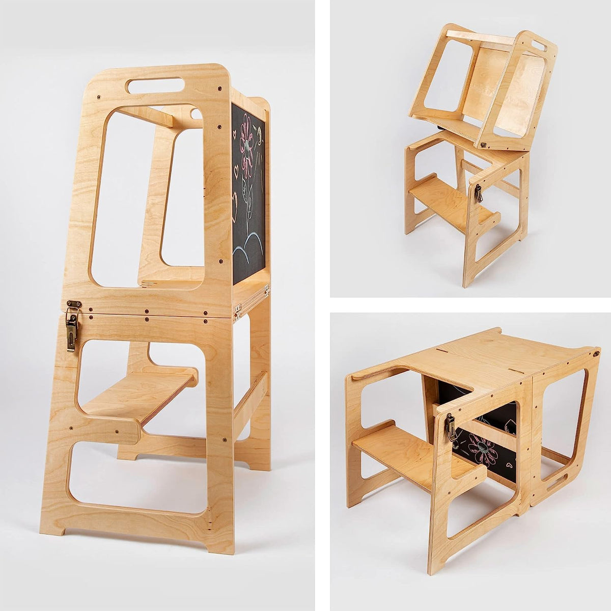 Montessori Table & Chair All-In-One