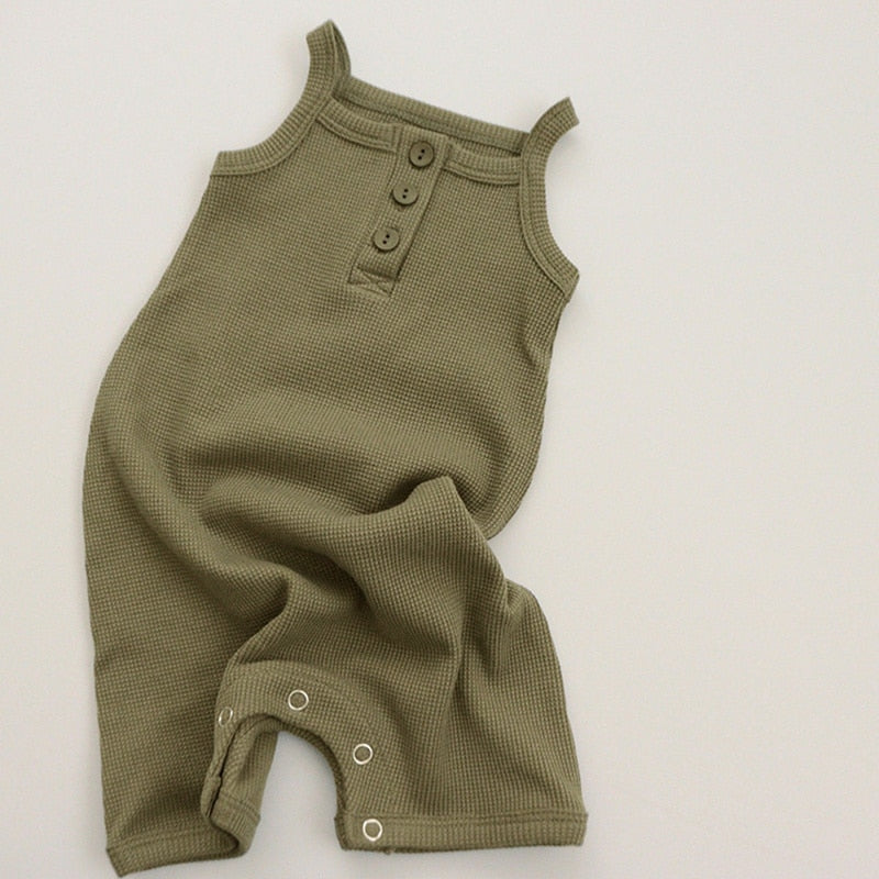 Penny Solid color Rompers