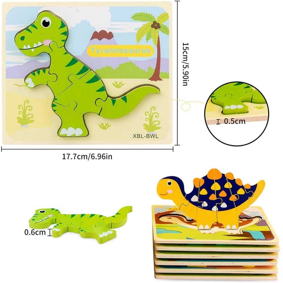Best Seller: 3D Dinosaur Puzzles 6 PACK