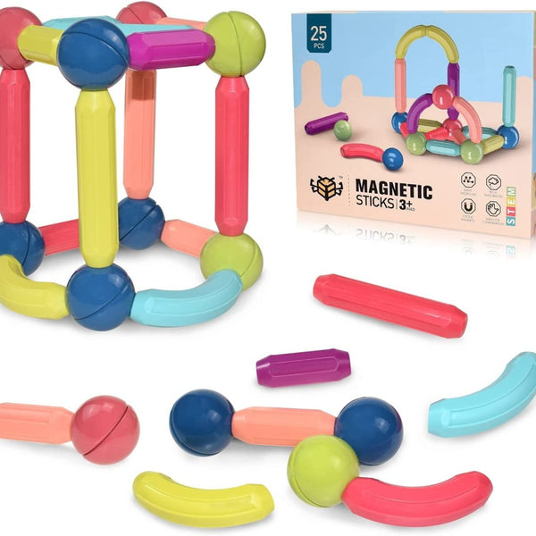 Montessori Magnetic Building Sticks