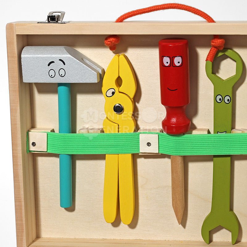 Montessori Wooden ToolBox