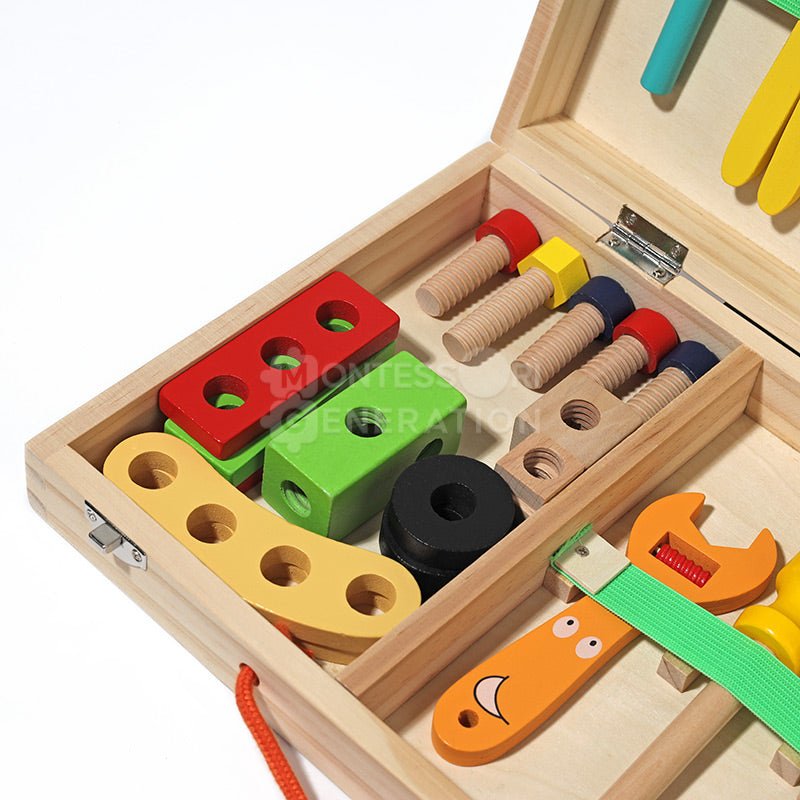 Montessori Wooden ToolBox