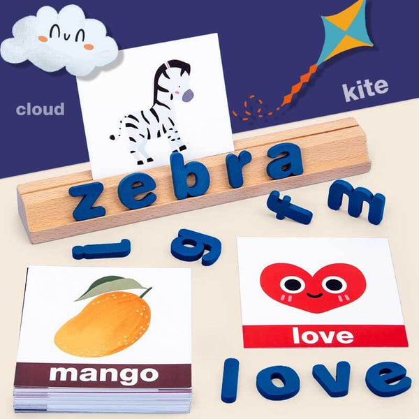 Wooden Alphabet Learning Toy