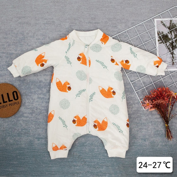 3.5 Tog Baby Sleep suits/ Removable Sleeves for 0-6 Yrs