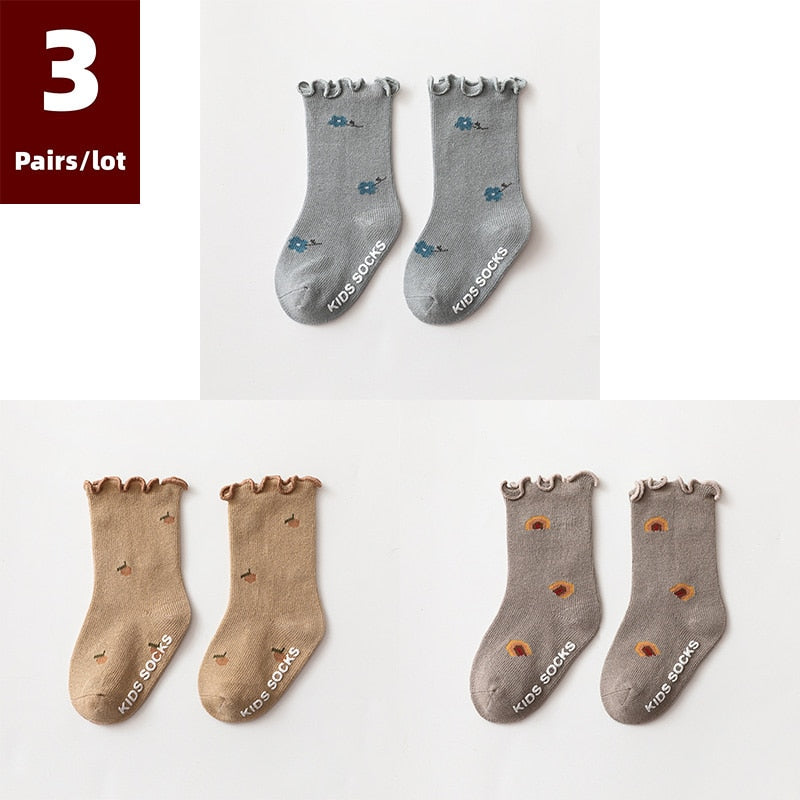 Children Socks/ Cotton Socks for Girls Boys Floor 0-3 yrs