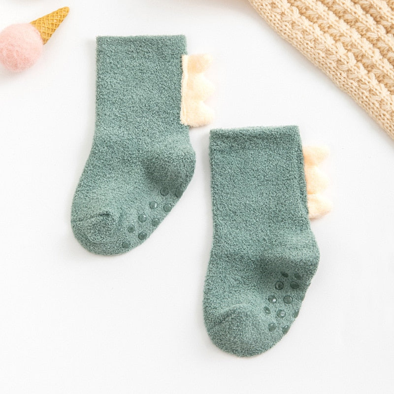 Peuter Kids Sokken / Baby Prewalker Winter katoenen sok voor 0- 6 jaar