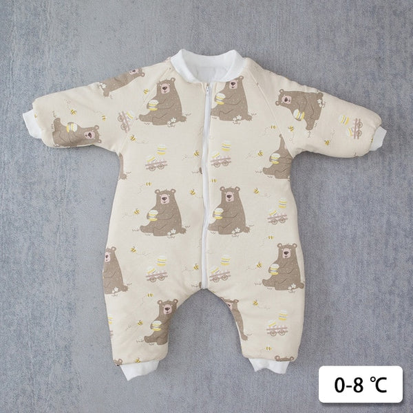3.5 Tog Baby Sleep suits/ Removable Sleeves for 0-4 Yrs