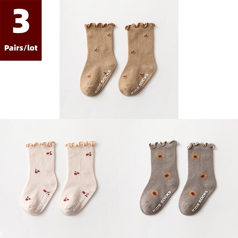 Children Socks/ Cotton Socks for Girls Boys Floor 0-3 yrs