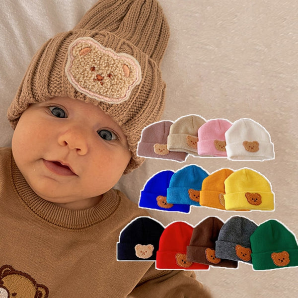 Baby Beanie Hats/ Soft Winter Warm Newborn Boys Girls Caps