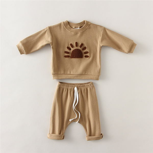 "Hey Cutie" Toddler Tops Sweater + Pant For 0-3 Years