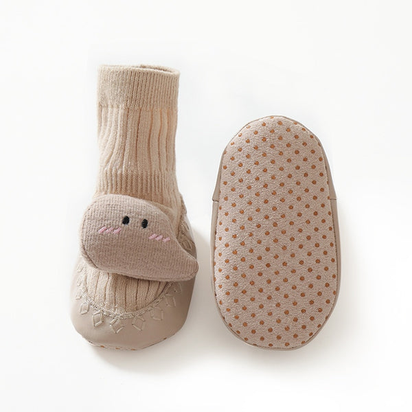 Winter Baby Floor/ Leather Soles Toddler Socks Shoes For 0-3 Years