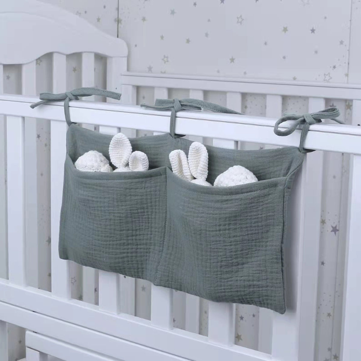 Baby Crib Storage Bag /Headboard Diaper Bag for Kids