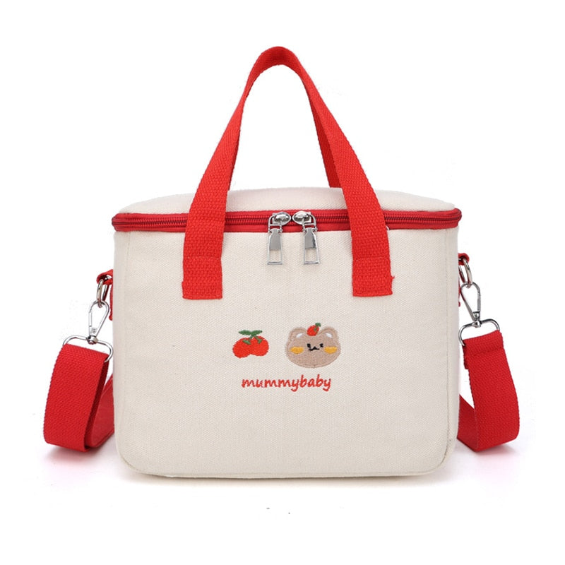 Mother Baby Bag/ Embroidery Thermal Insulation Bag