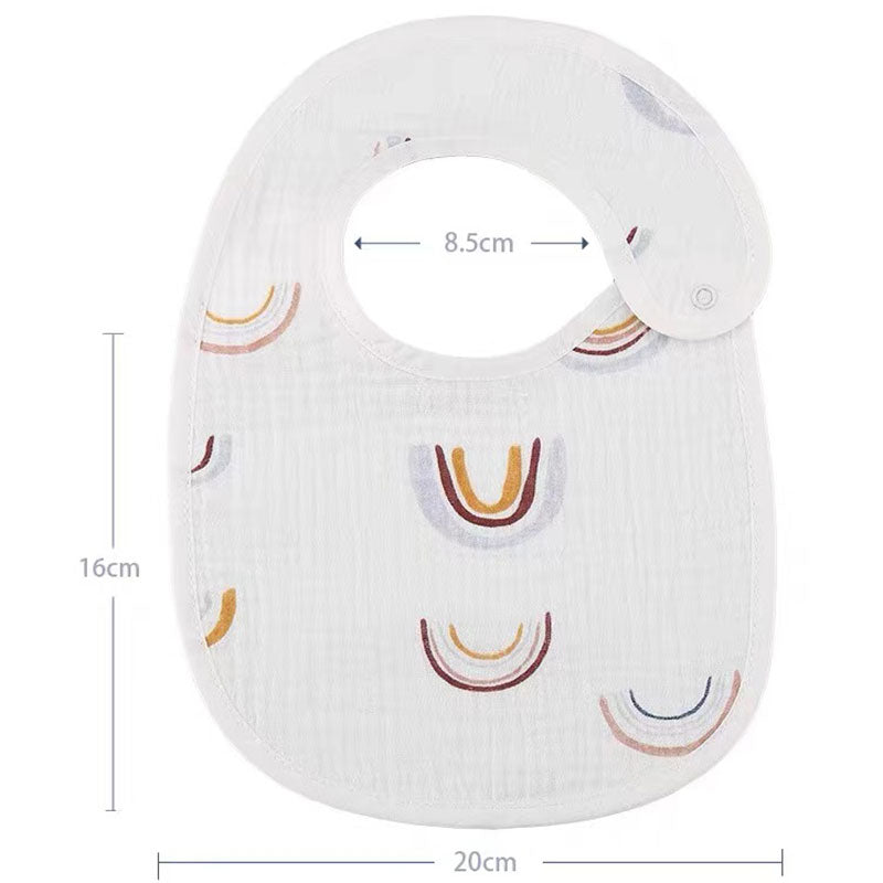 2PC Pasgeboren Baby / Sjaal Kinderen Voeden Speeksel Handdoek Voor 0-3 Jaar