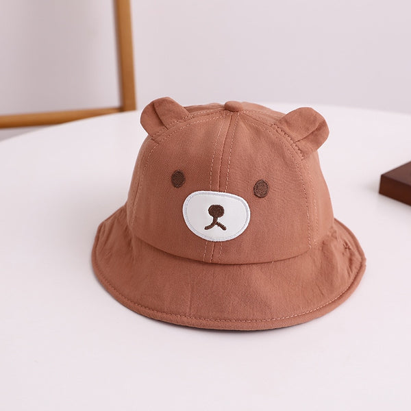 Baby Bucket Hat / Cute Bear Ear Cap Baby Bonnet voor 0-2 jaar