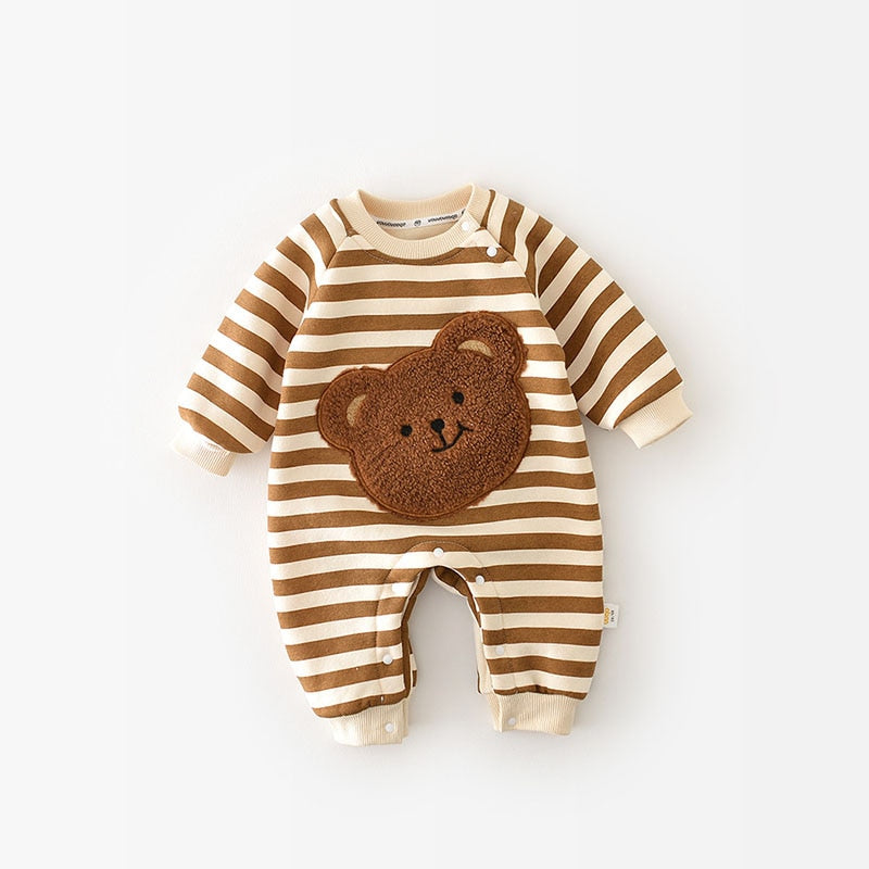 Winter Baby Rompers/  Jumpsuits Bear Outfit