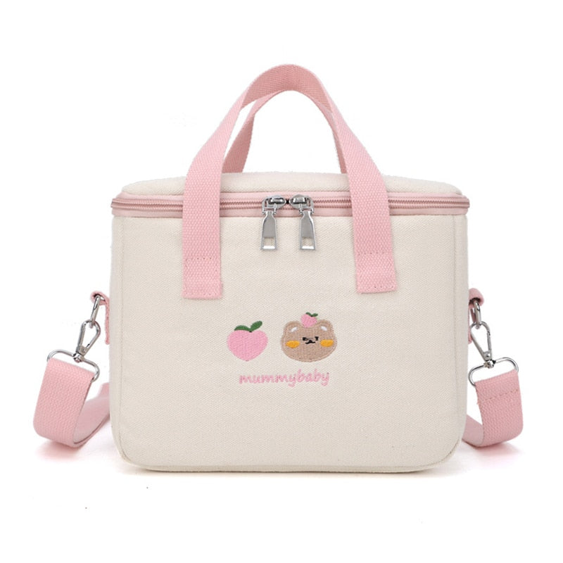 Mother Baby Bag/ Embroidery Thermal Insulation Bag